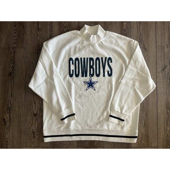 Other - Dallas Cowboys Gameday Couture Mock neck Sweatshirt XXL